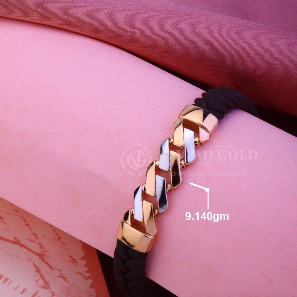 Buy quality 22K Gold Unique Design Bracelet For Men in Patan
